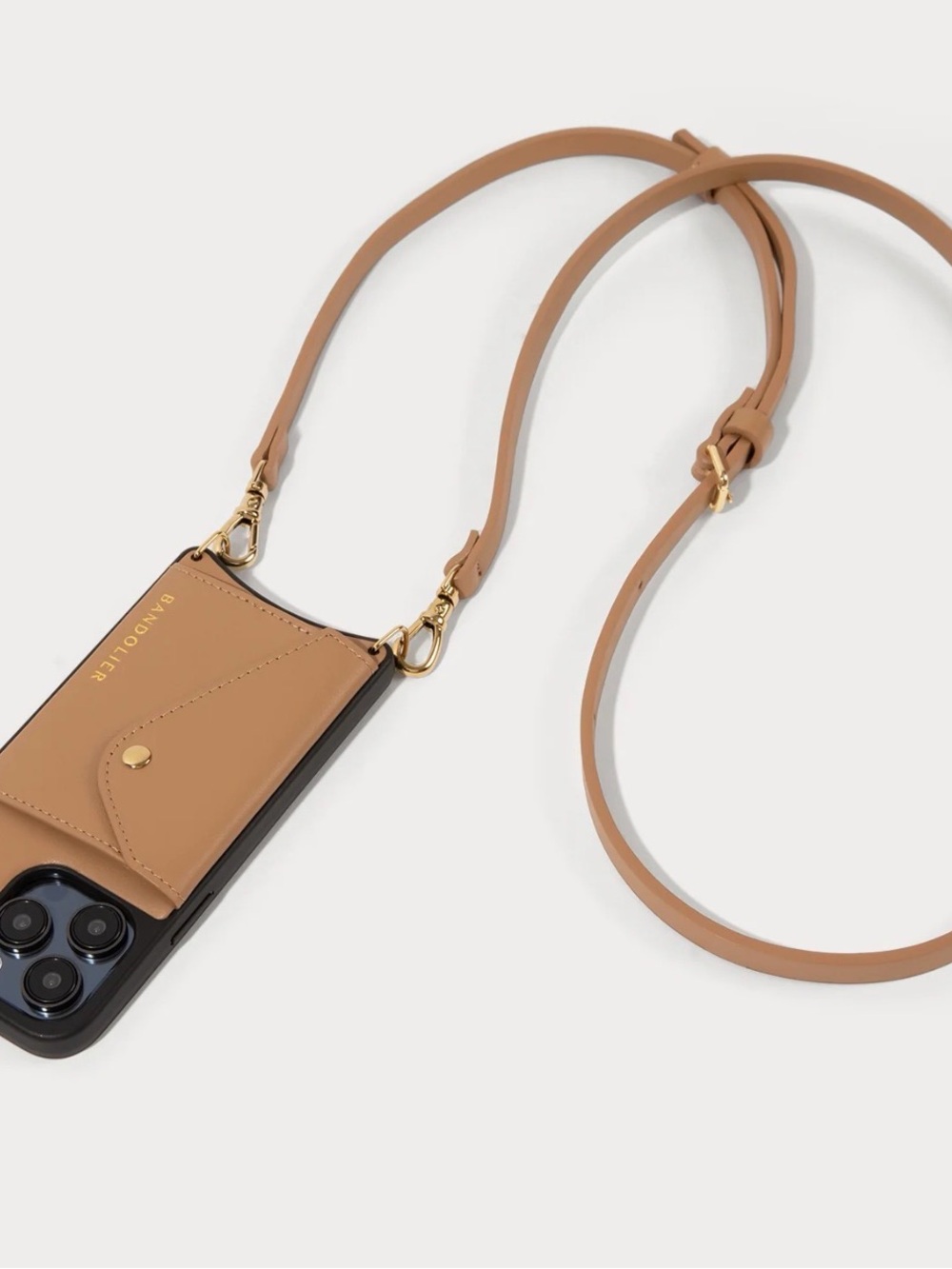 BANDOLIER iPhone 15 Pro case and strap
